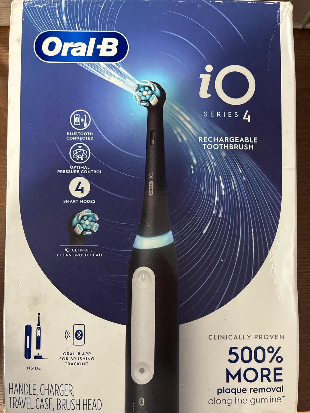Oral-B iO Series 4 Rechargeable Toothbrush - Matte Black - photo 2
