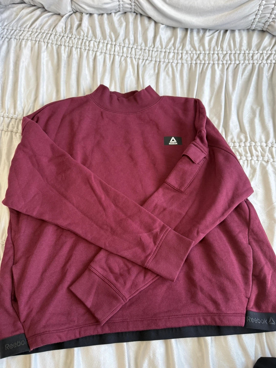 Reebok Burgundy Crewneck Sweatshirt Women’s M