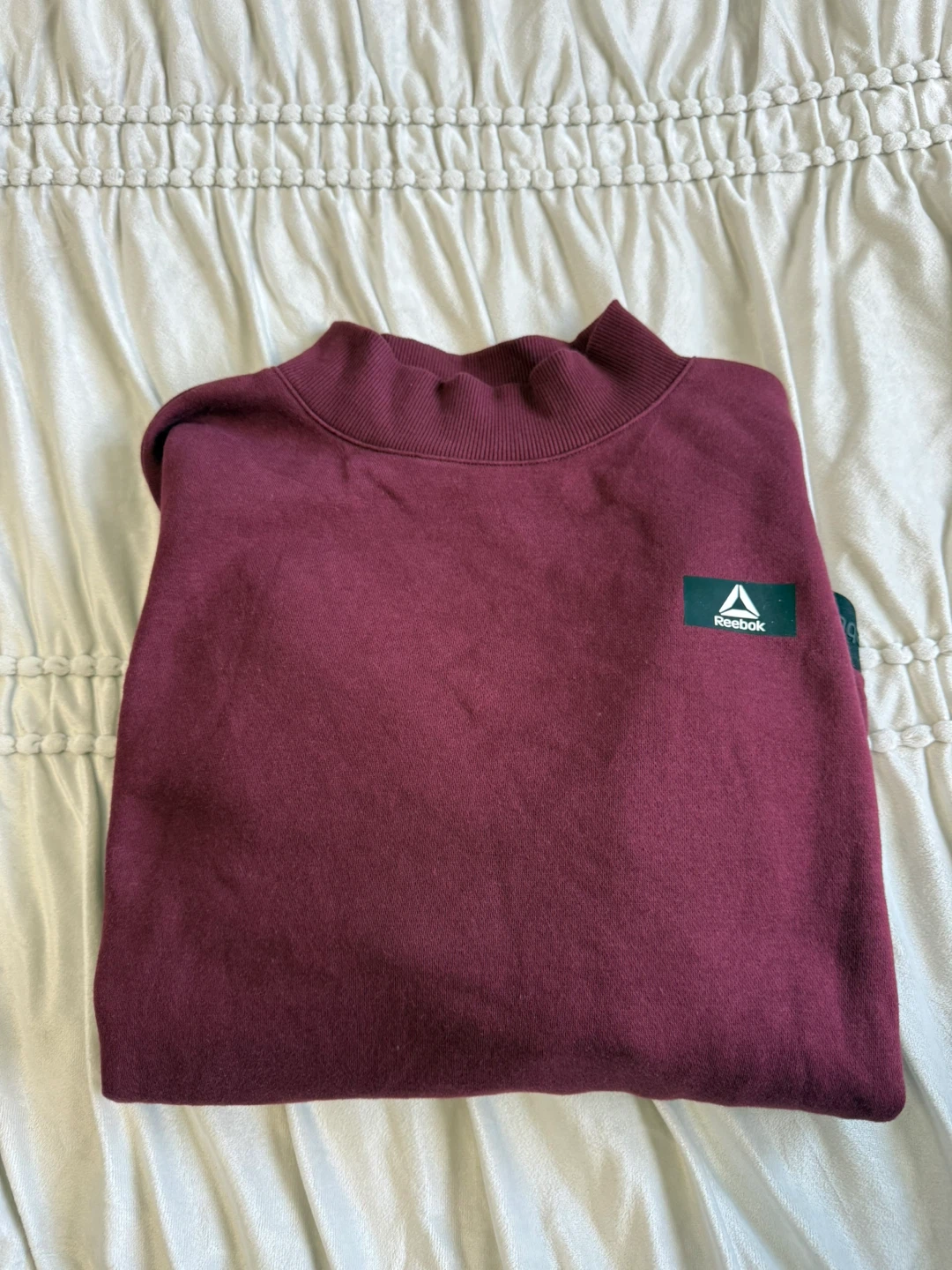 Reebok Burgundy Crewneck Sweatshirt Women’s M - photo 4
