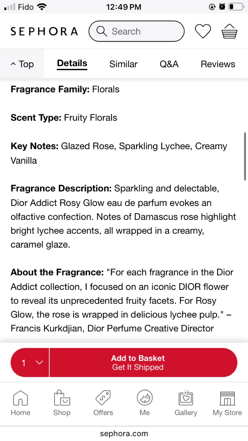 Dior Addict Rosy Glow Eau de Parfum 50ml - photo 3