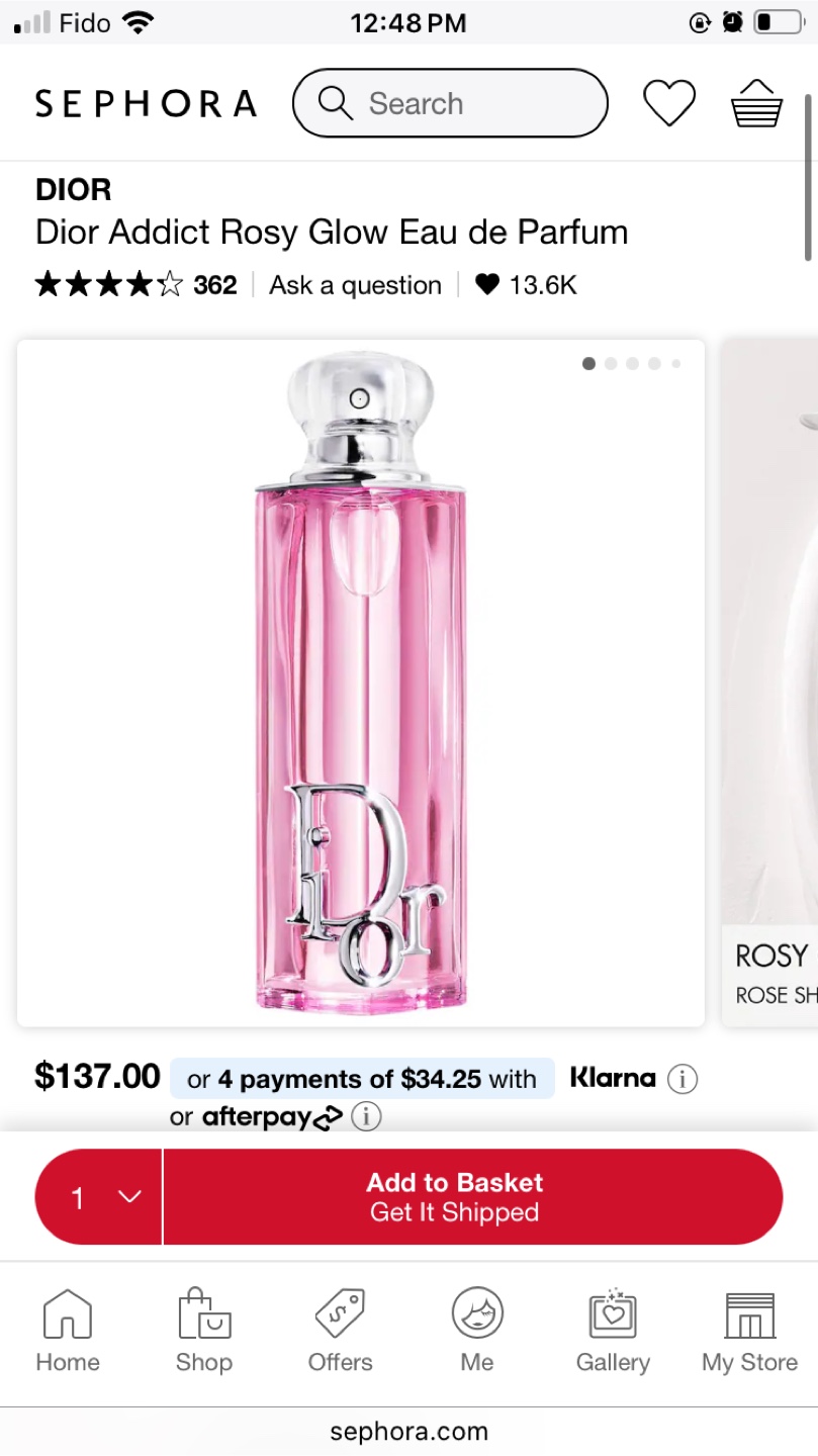 Dior Addict Rosy Glow Eau de Parfum 50ml - photo 2