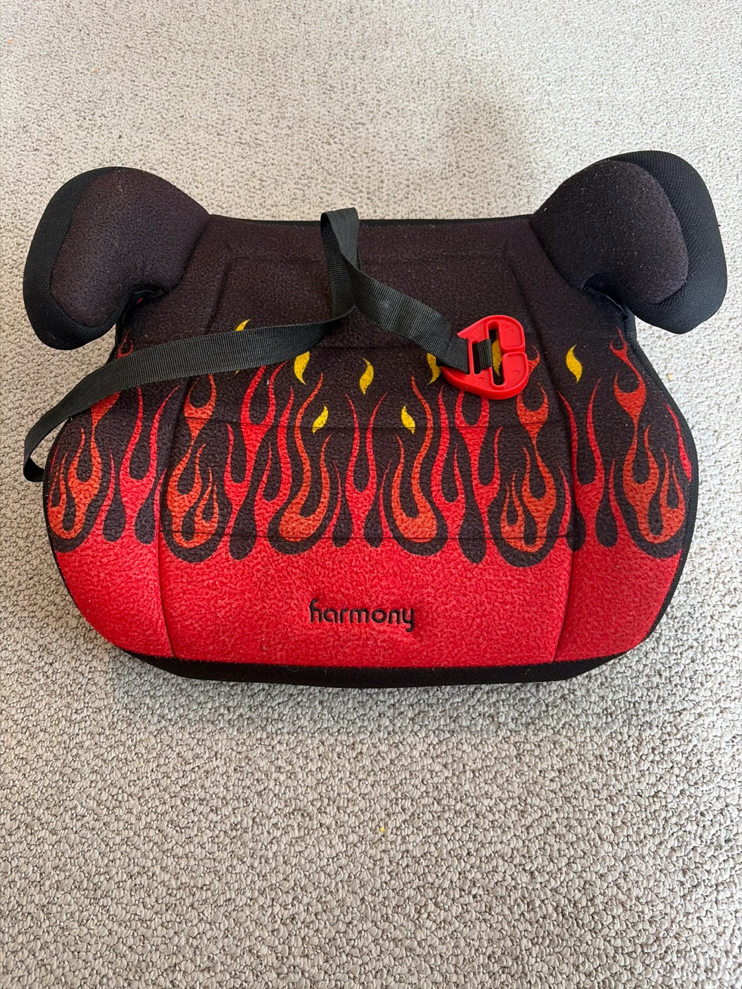 Harmony Booster Car Seat - Flames Design