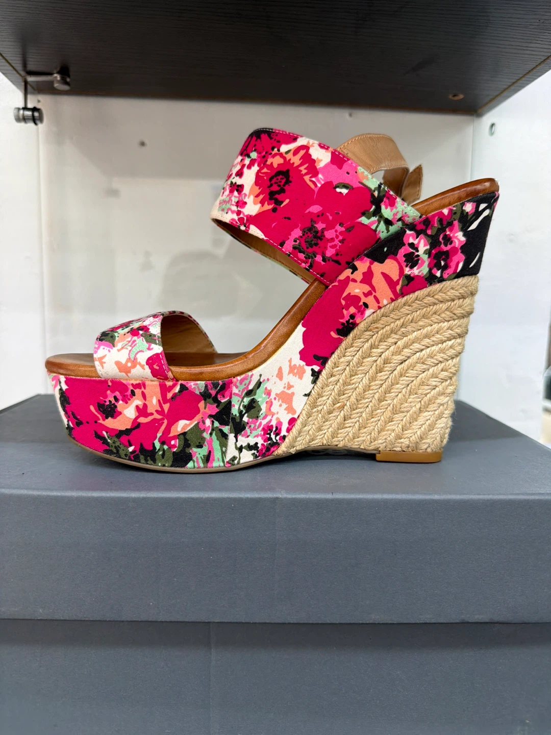 Floral Wedge Sandals