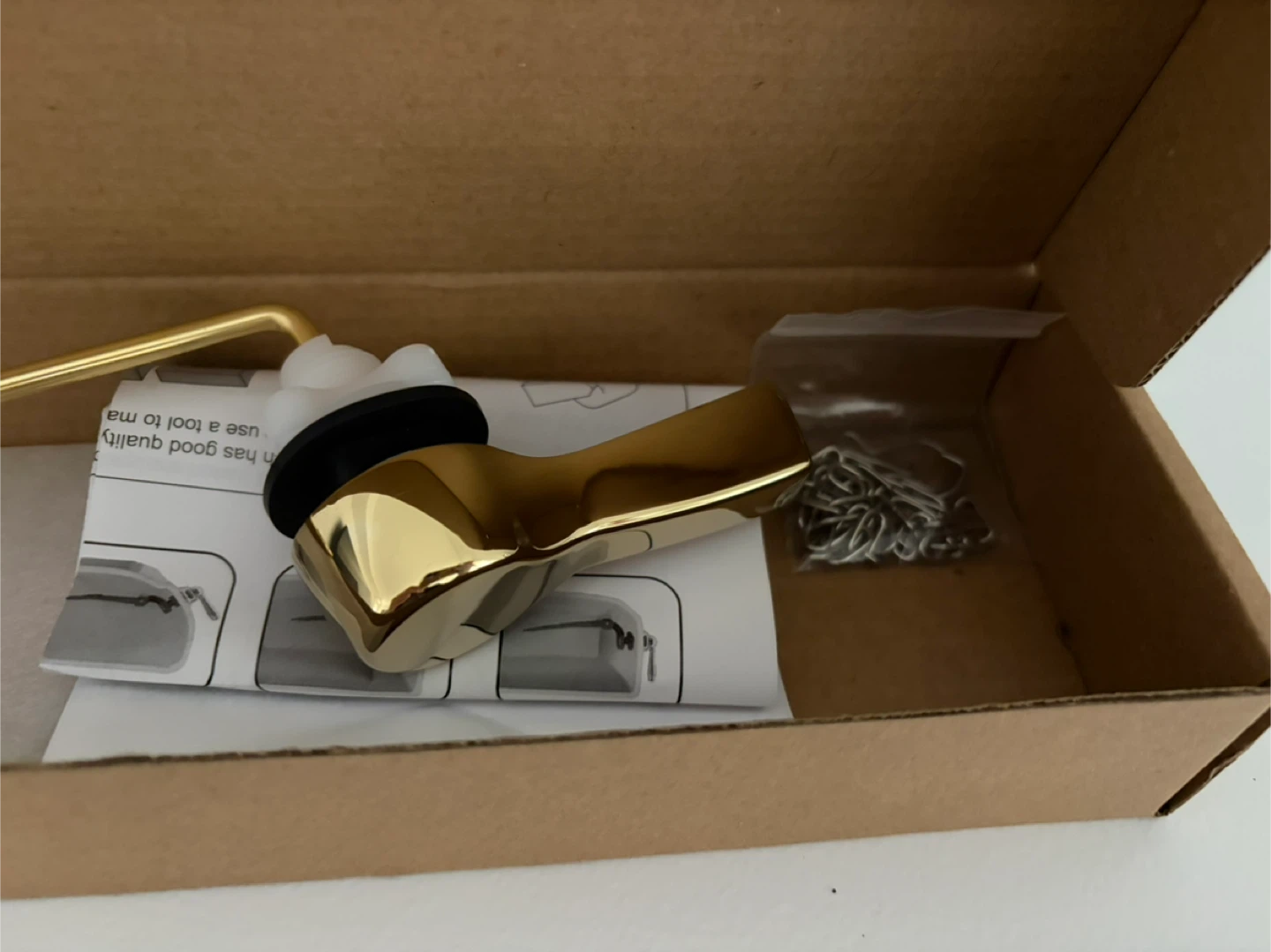 New Satin Gold Toilet Lever - photo 5