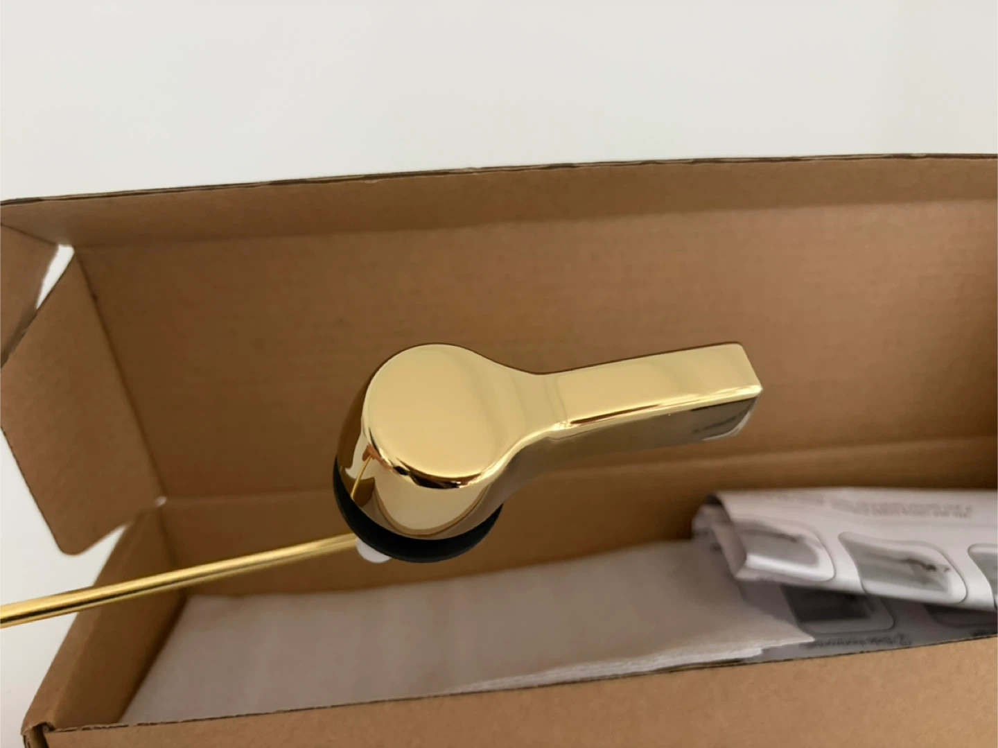 New Satin Gold Toilet Lever - photo 4