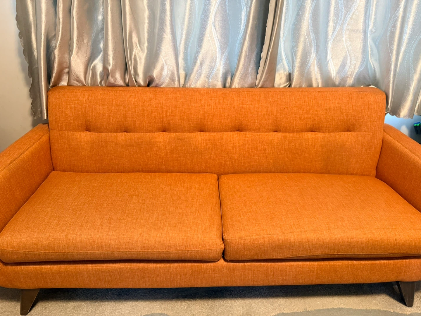 Orange Sofa - photo 2