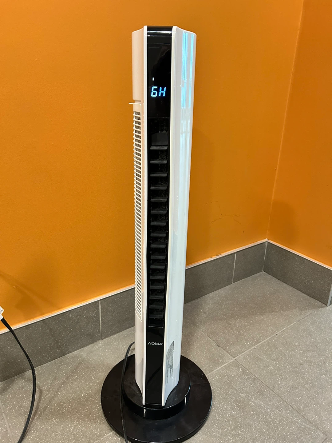 Noma White Tower Fan and heater