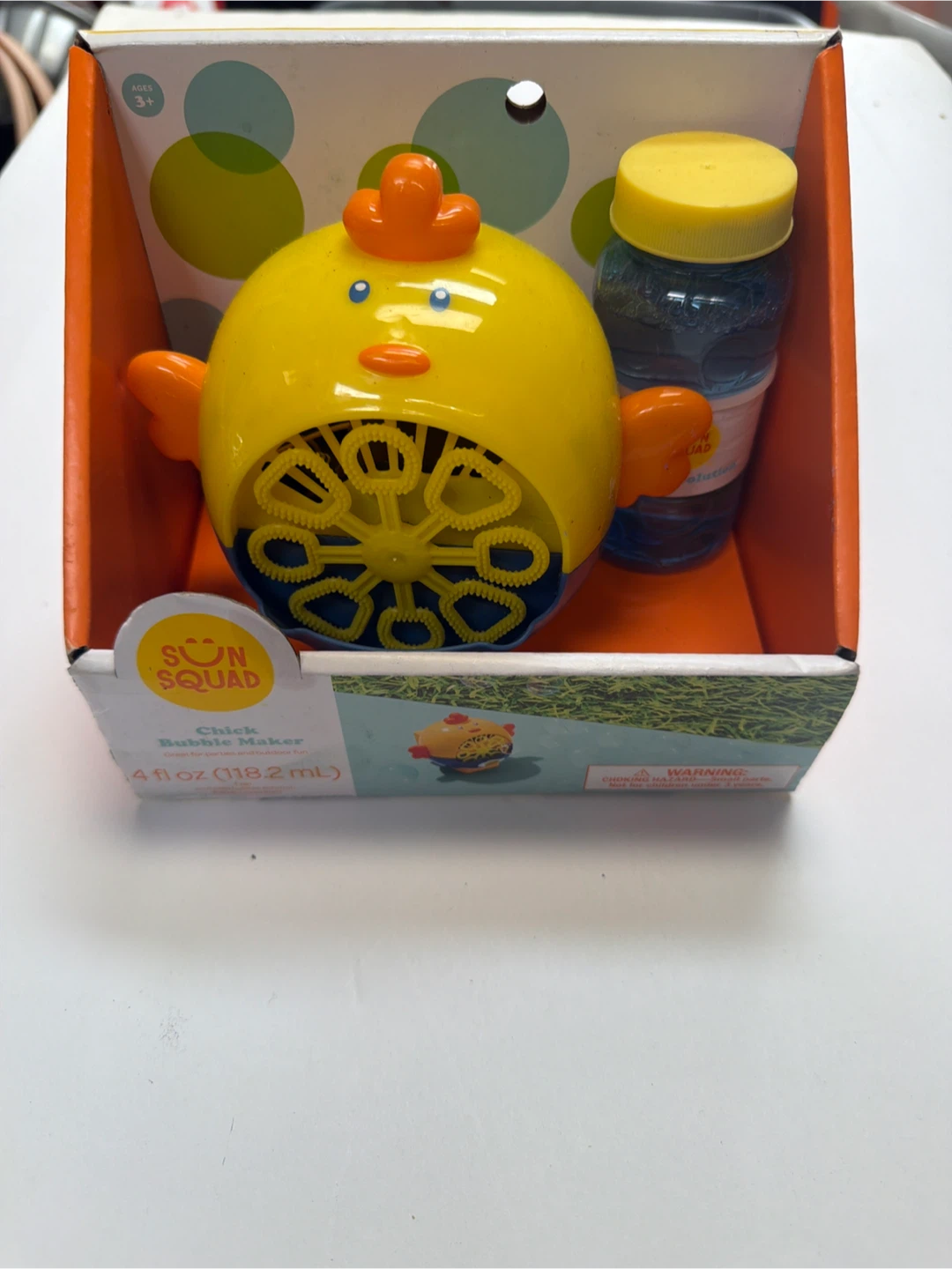 Sun Squad Chick Bubble Maker - 4 fl oz