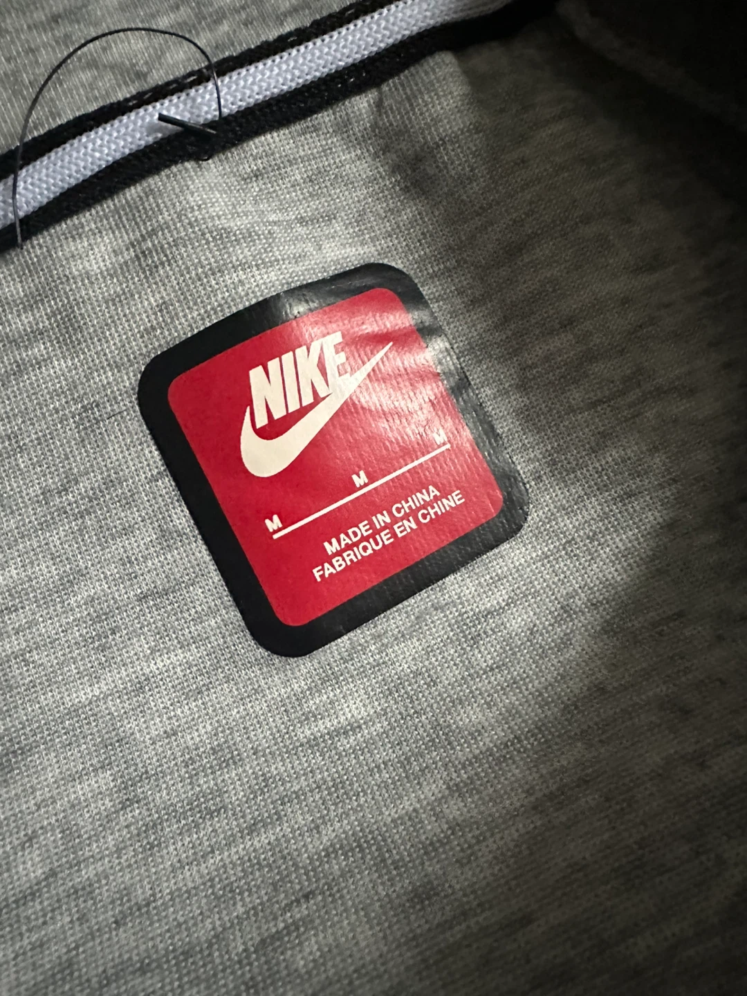 Brand New Nike Tech Fleece Full Zip Hoodie Grey Size M - photo 2