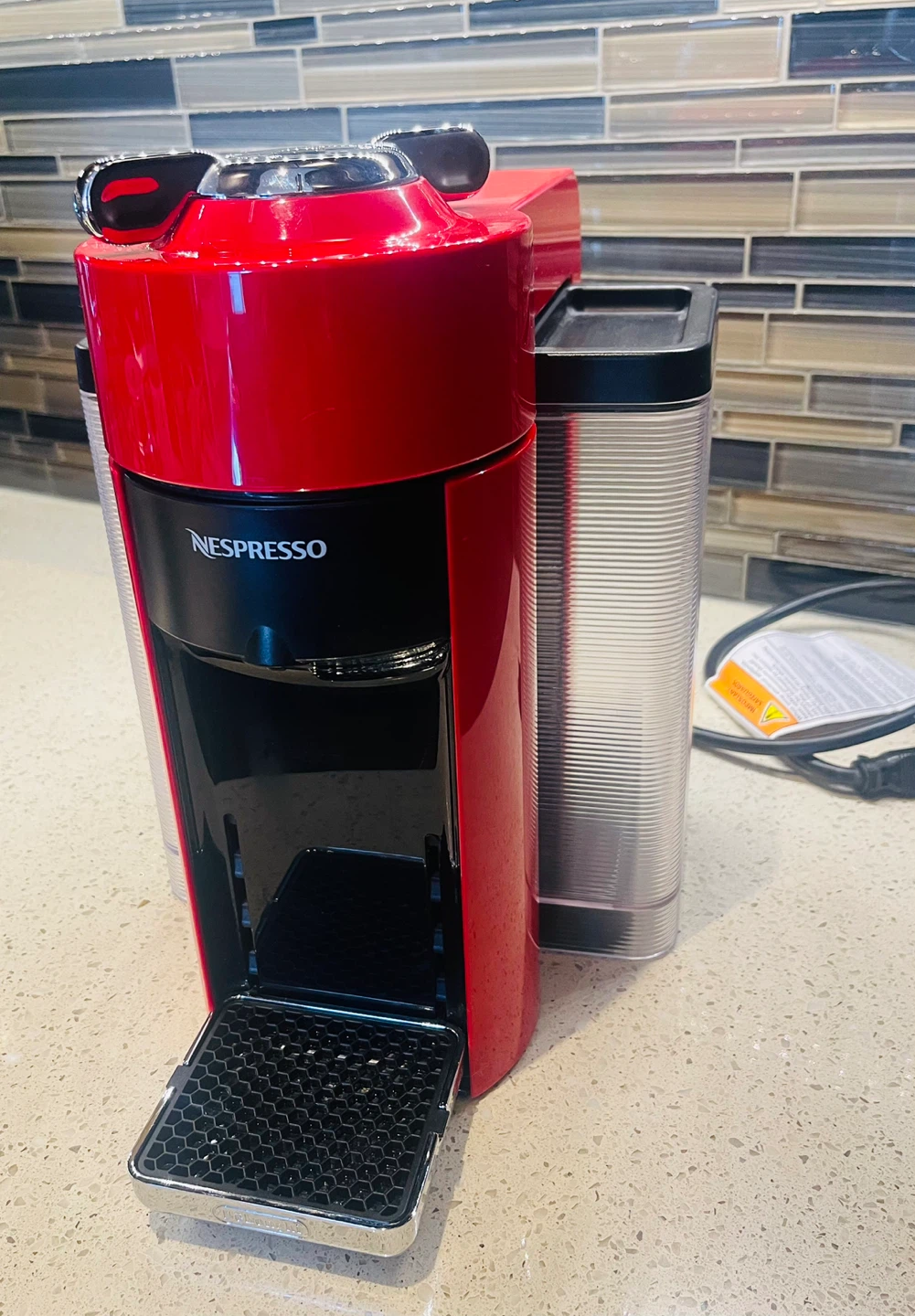 Nespresso VertuoPlus Coffee Machine - Red - photo 2