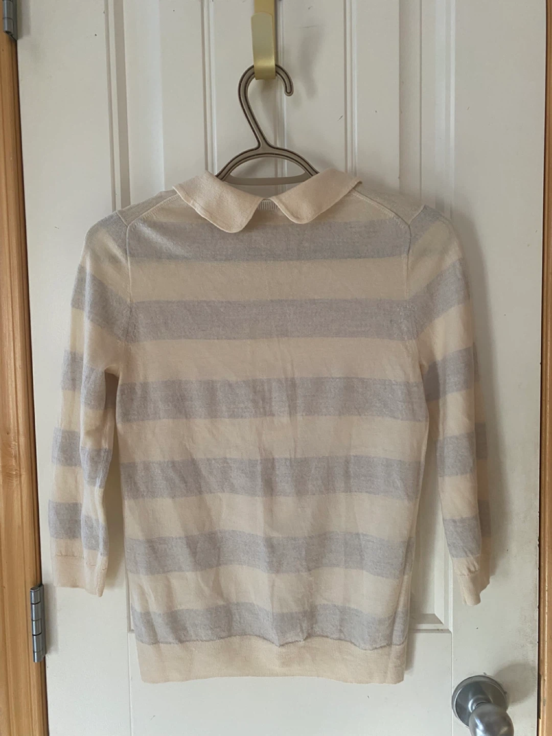 J. Crew Striped Peter Pan Collar Sweater - Size S - photo 4