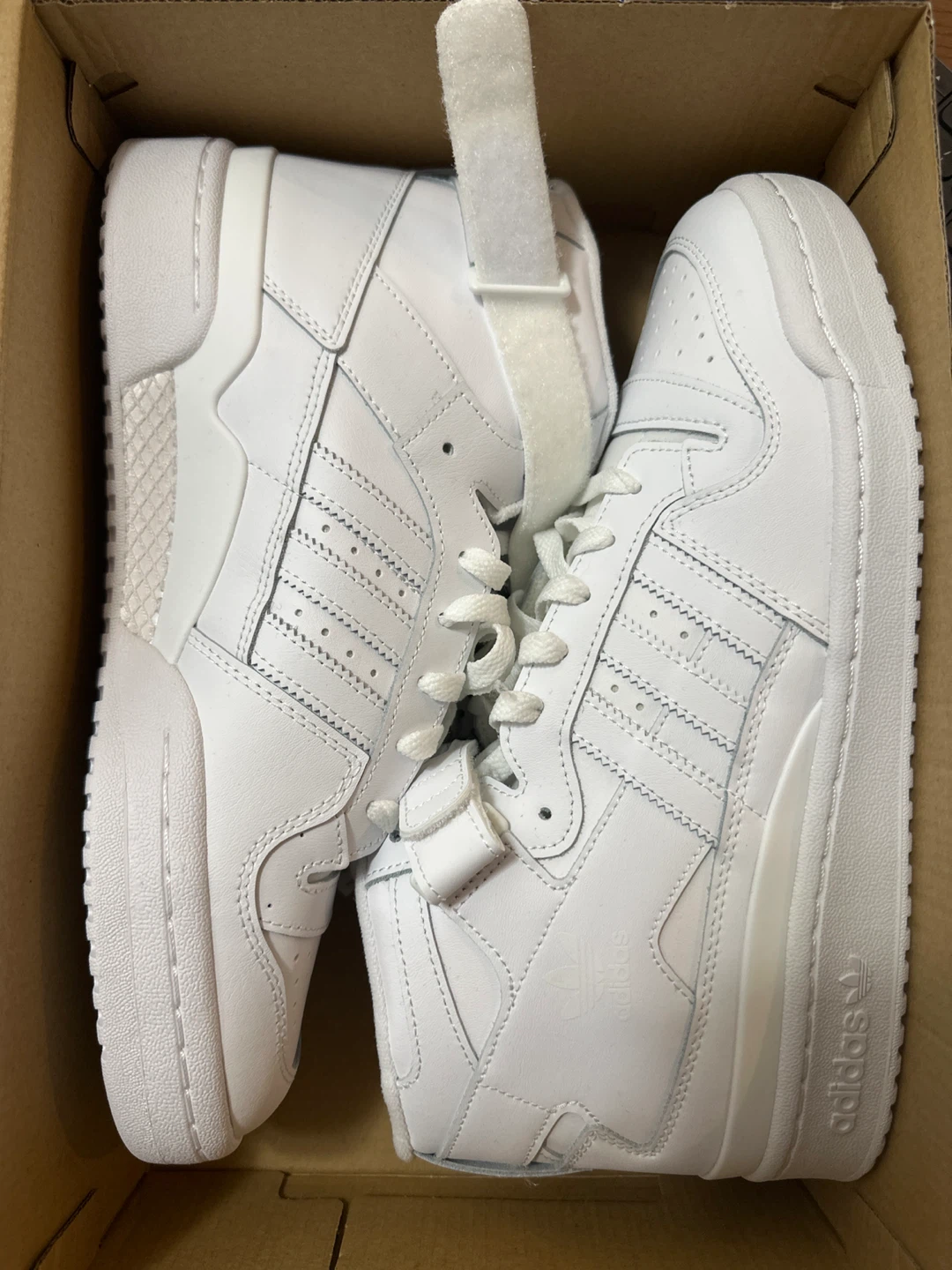Adidas Forum Mid Shoes - White - Men's Size 10.5 - photo 4