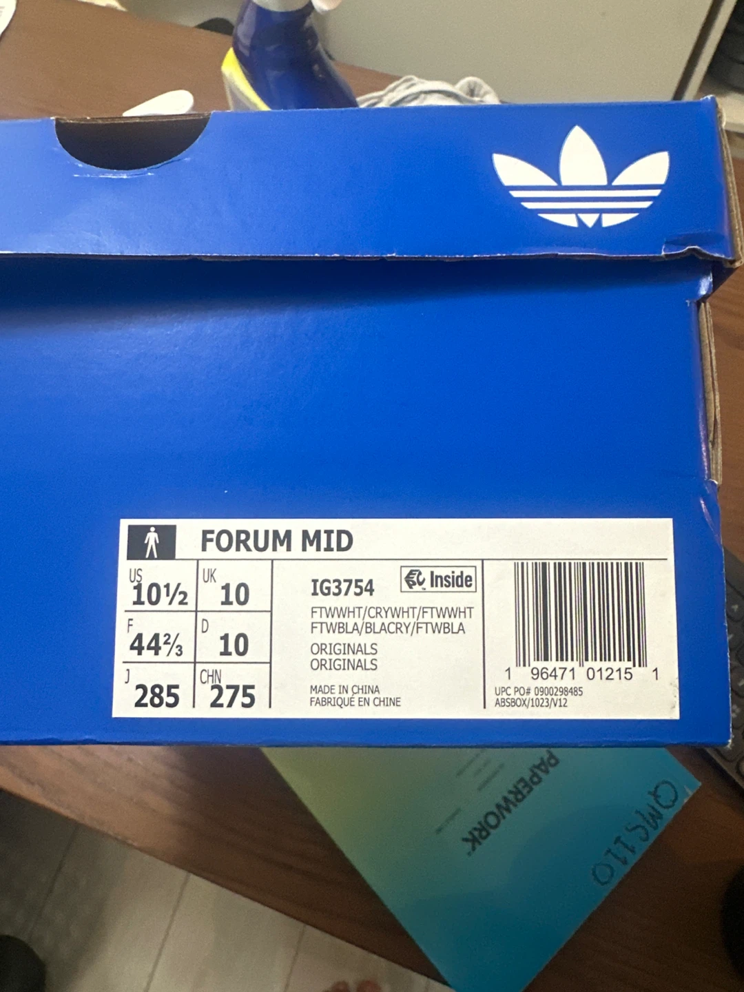 Adidas Forum Mid Shoes - White - Men's Size 10.5 - photo 3