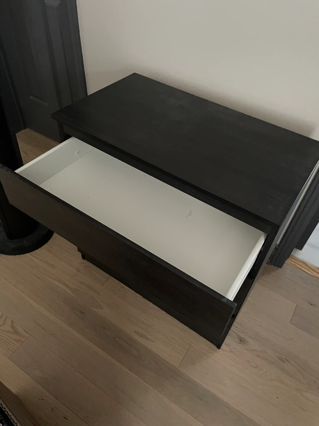 Black 3-Drawer Dresser / TV Stand - photo 2