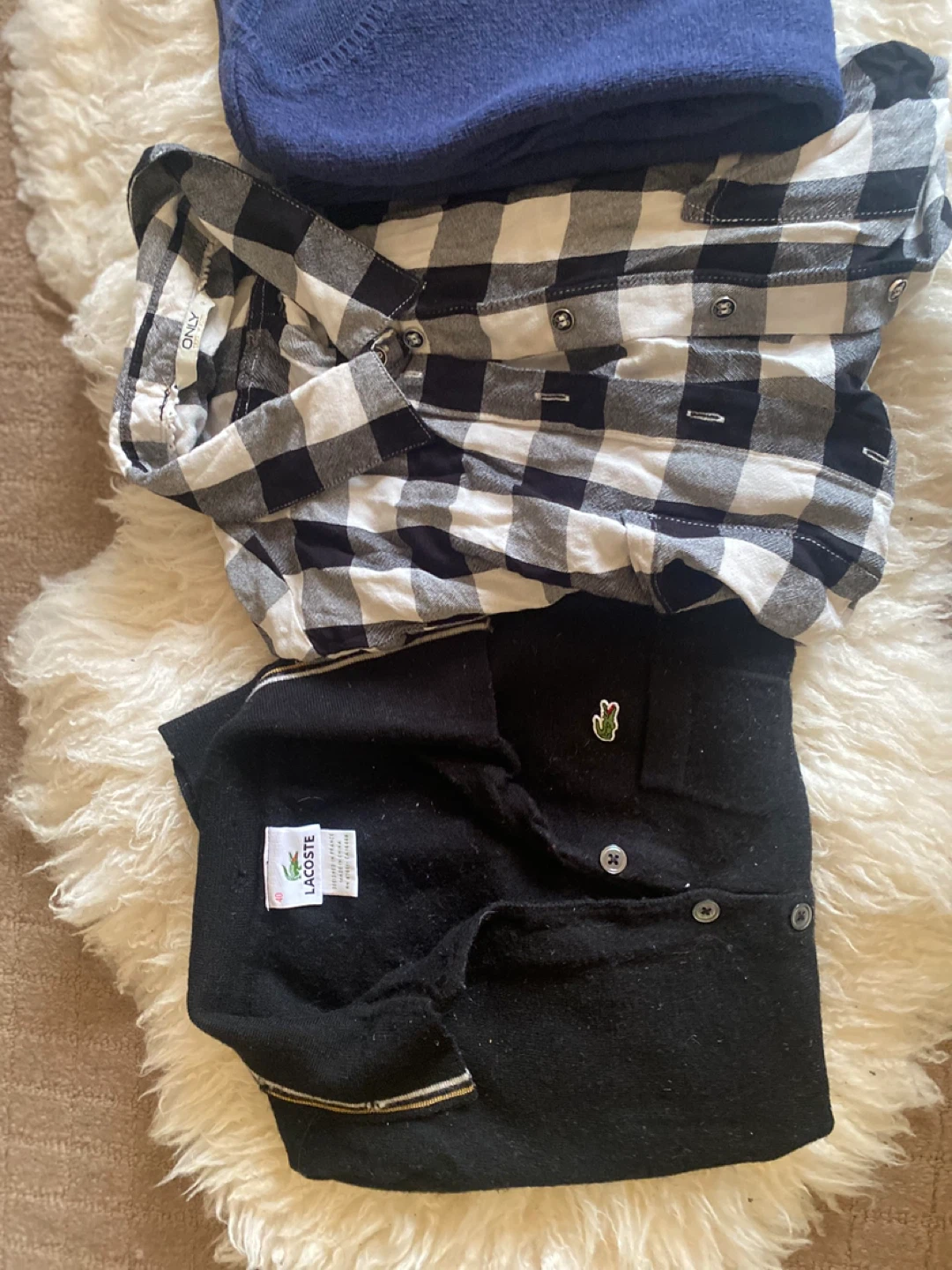 Lacoste, Only, and another brand clothing bundle - photo 2