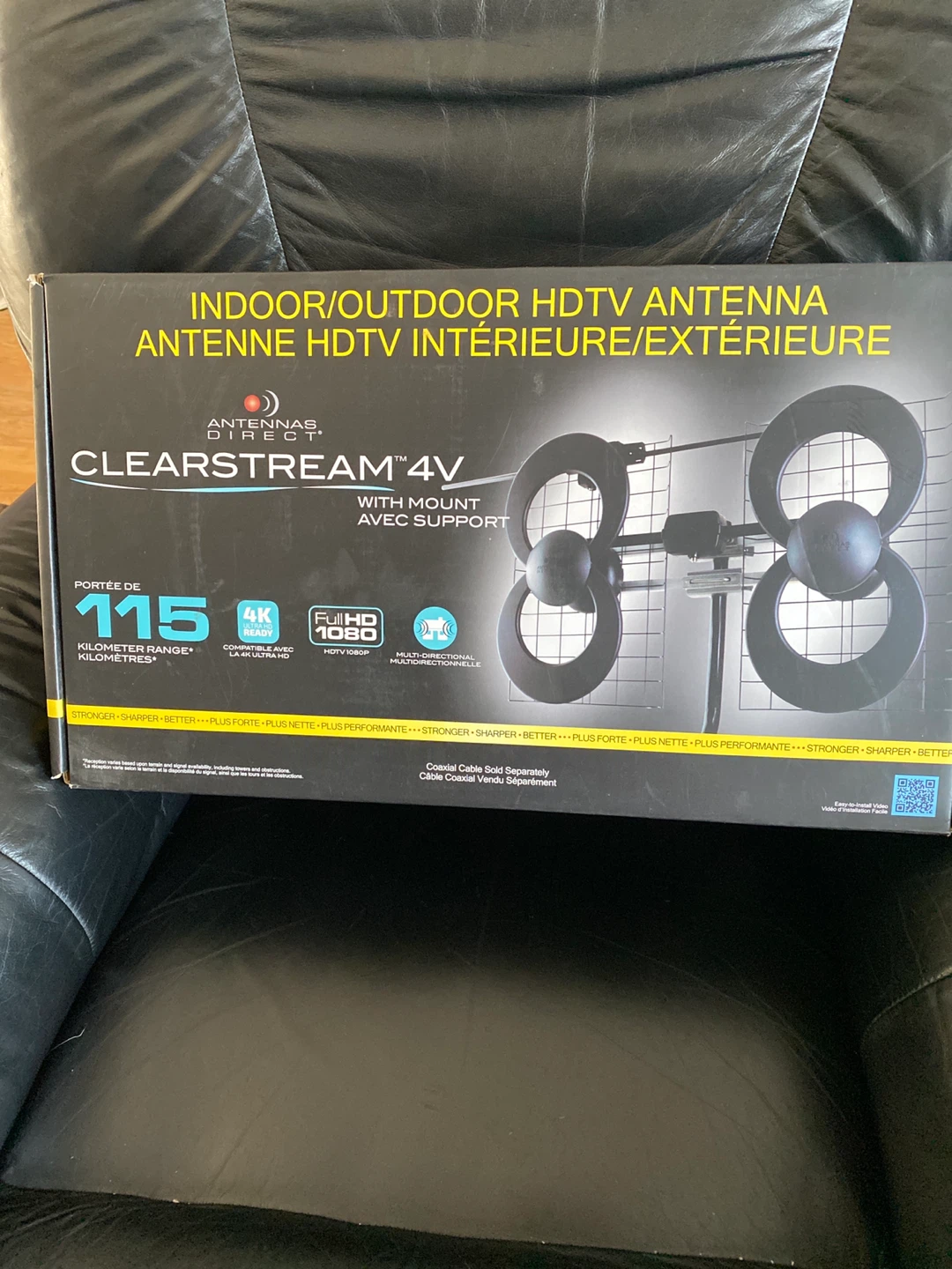 Antennas Direct ClearStream 4V HDTV Antenna w/ Mount 🥕