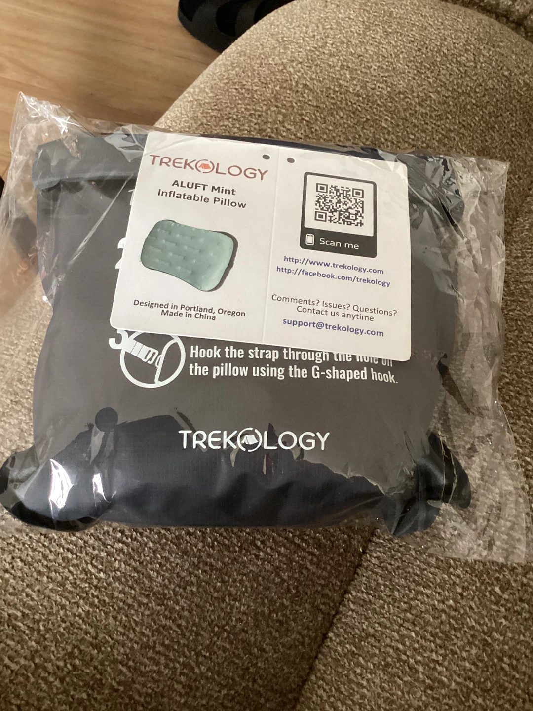 New TREKOLOGY portable Mint Inflatable Pillow
