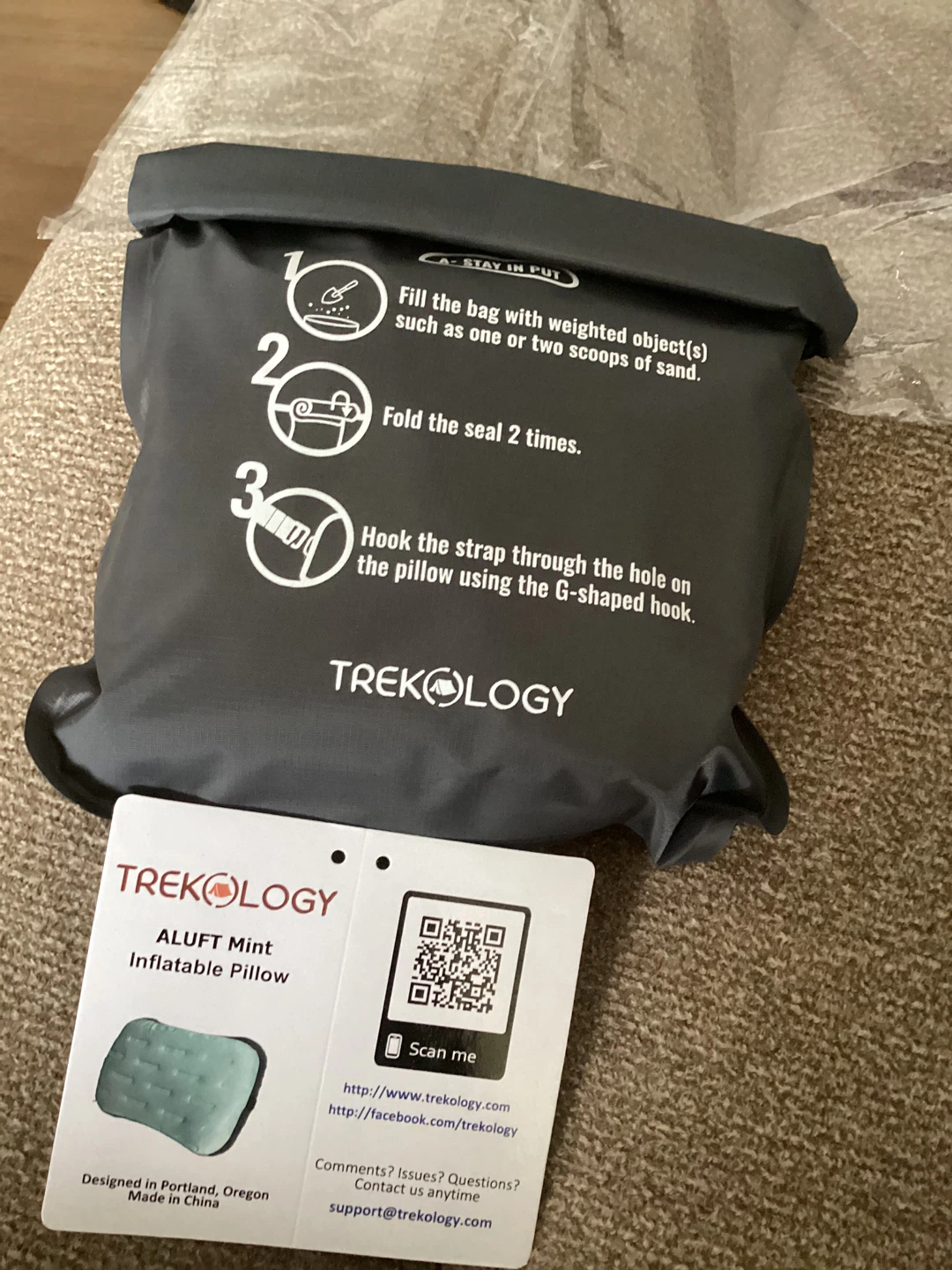 New TREKOLOGY portable Mint Inflatable Pillow - photo 2
