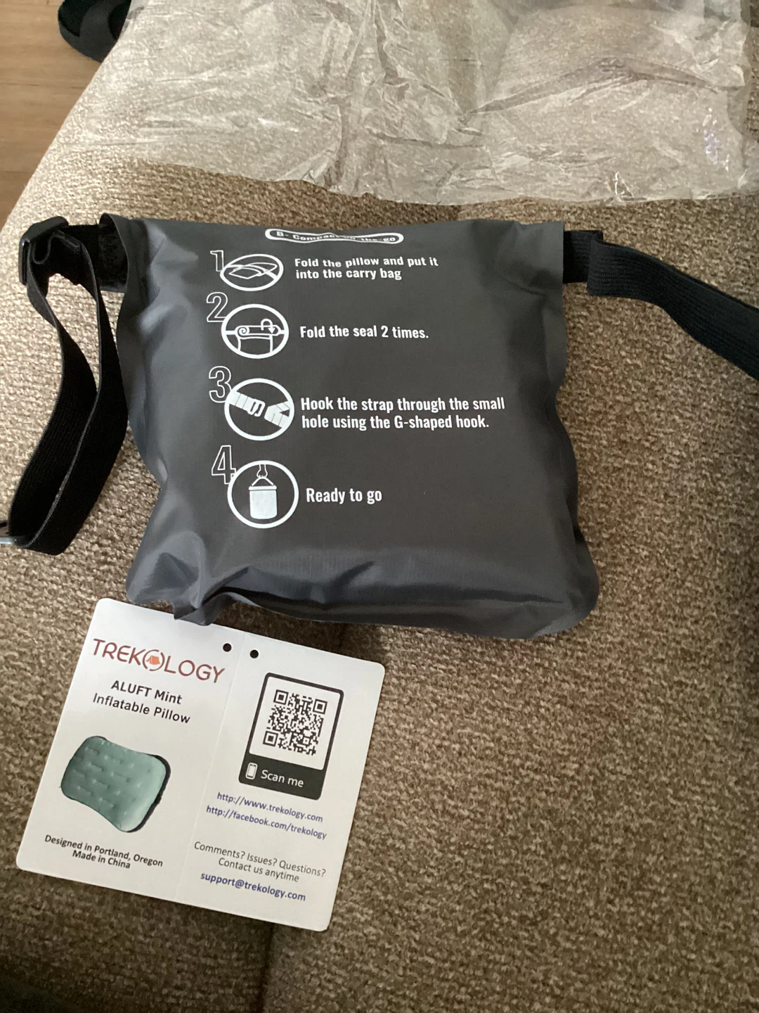 New TREKOLOGY portable Mint Inflatable Pillow - photo 3
