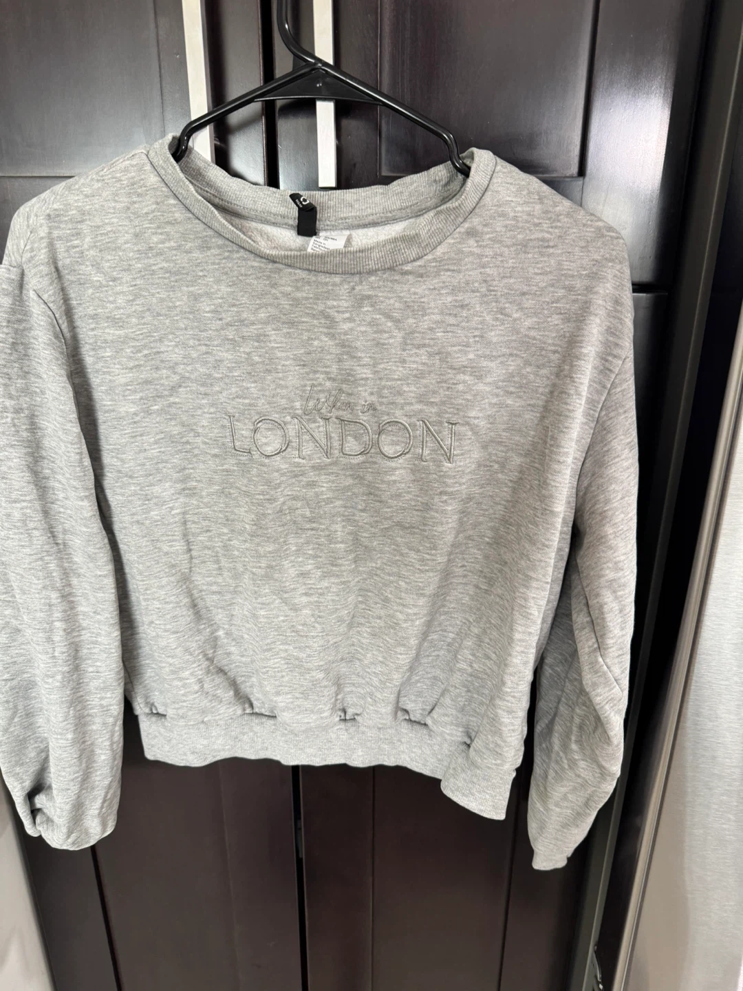 H&M Divided Grey "Living in London" Sweatshirt - Size S - photo 2