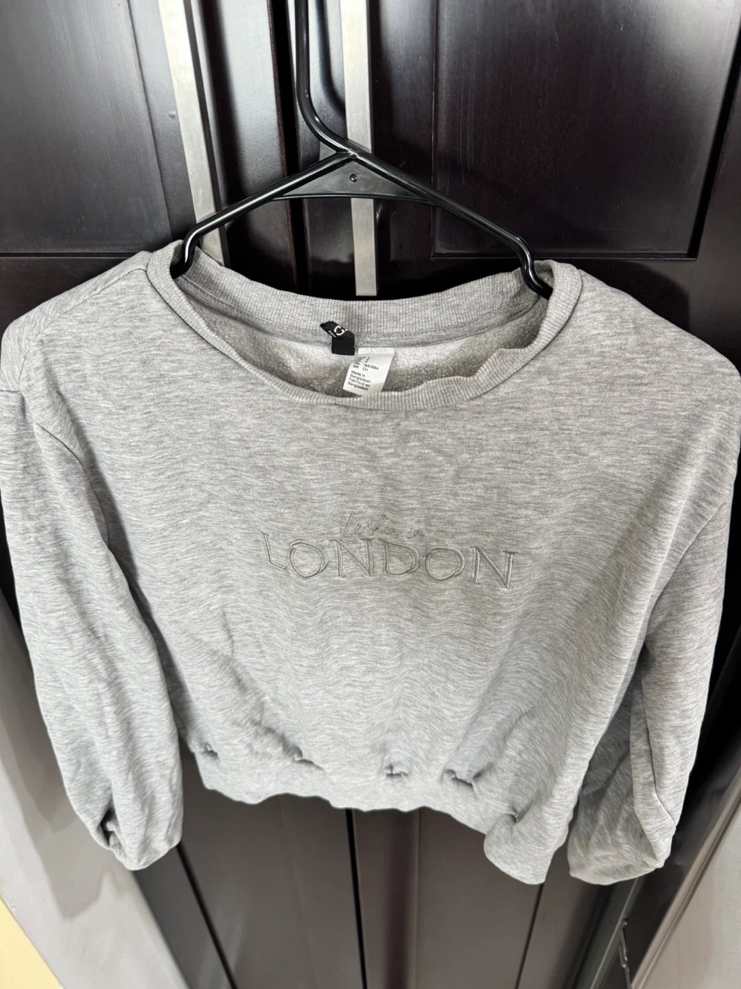 H&M Divided Grey "Living in London" Sweatshirt - Size S - photo 3