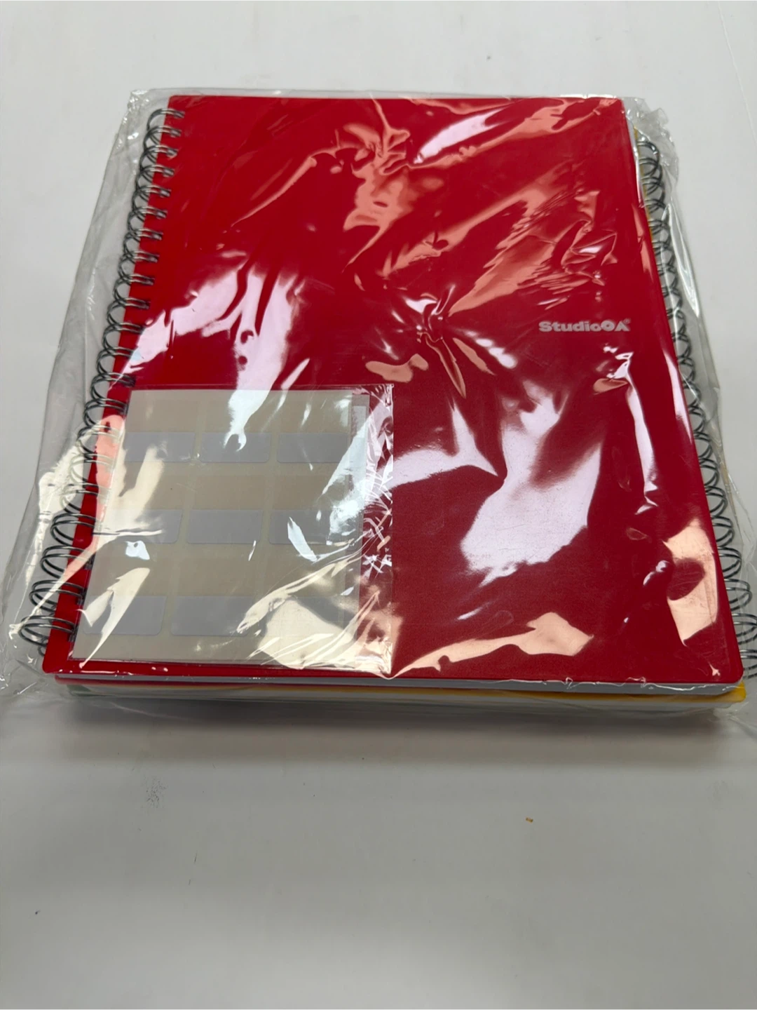Studio OA Red Spiral Notebooks - Set of 3