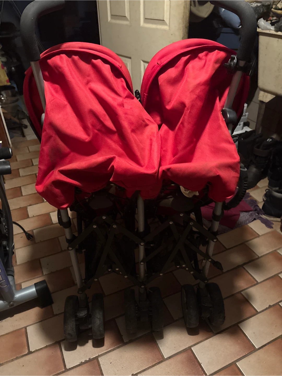 Red Double Stroller - photo 2