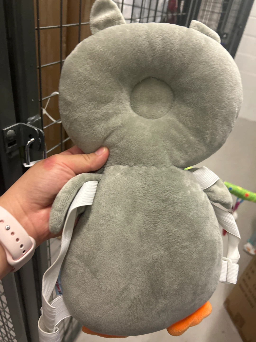 Plush Owl Head Protection Backpack - photo 2