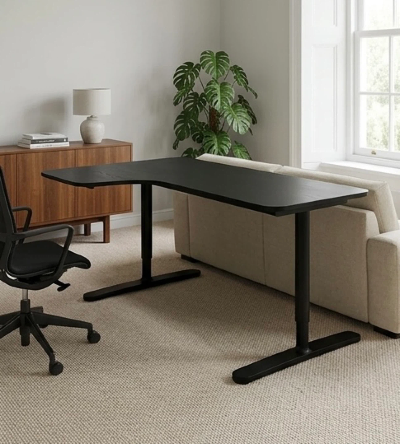 Ikea Bekant L shape desk
