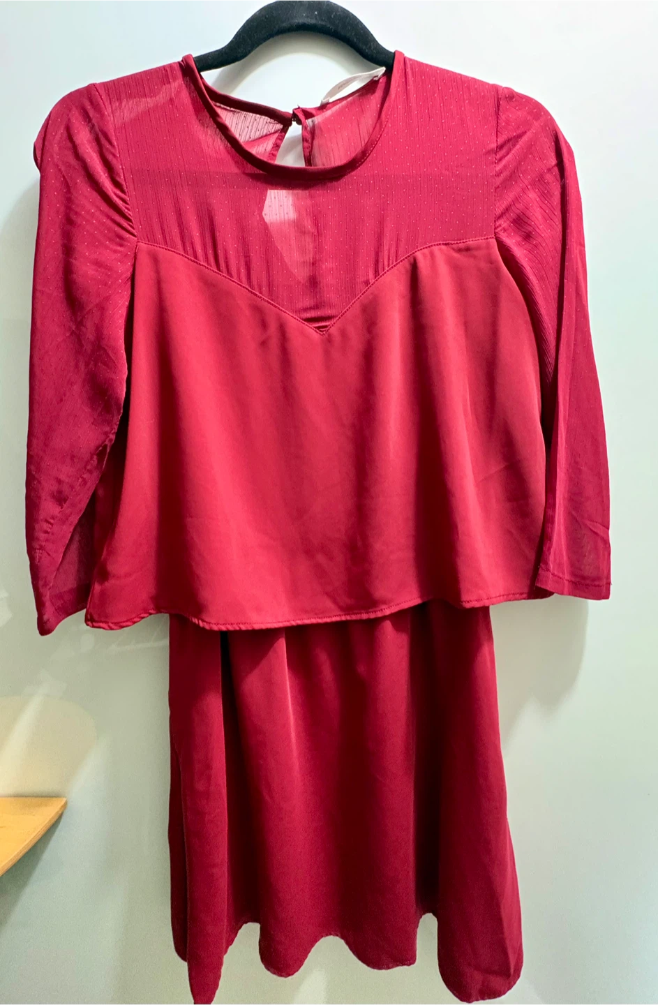 Mango Casual Red Dress  Size XS - photo 2