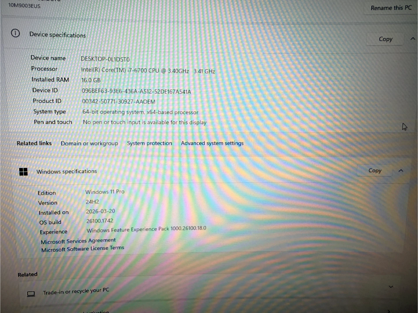 Lenovo ThinkCentre Desktop Computer