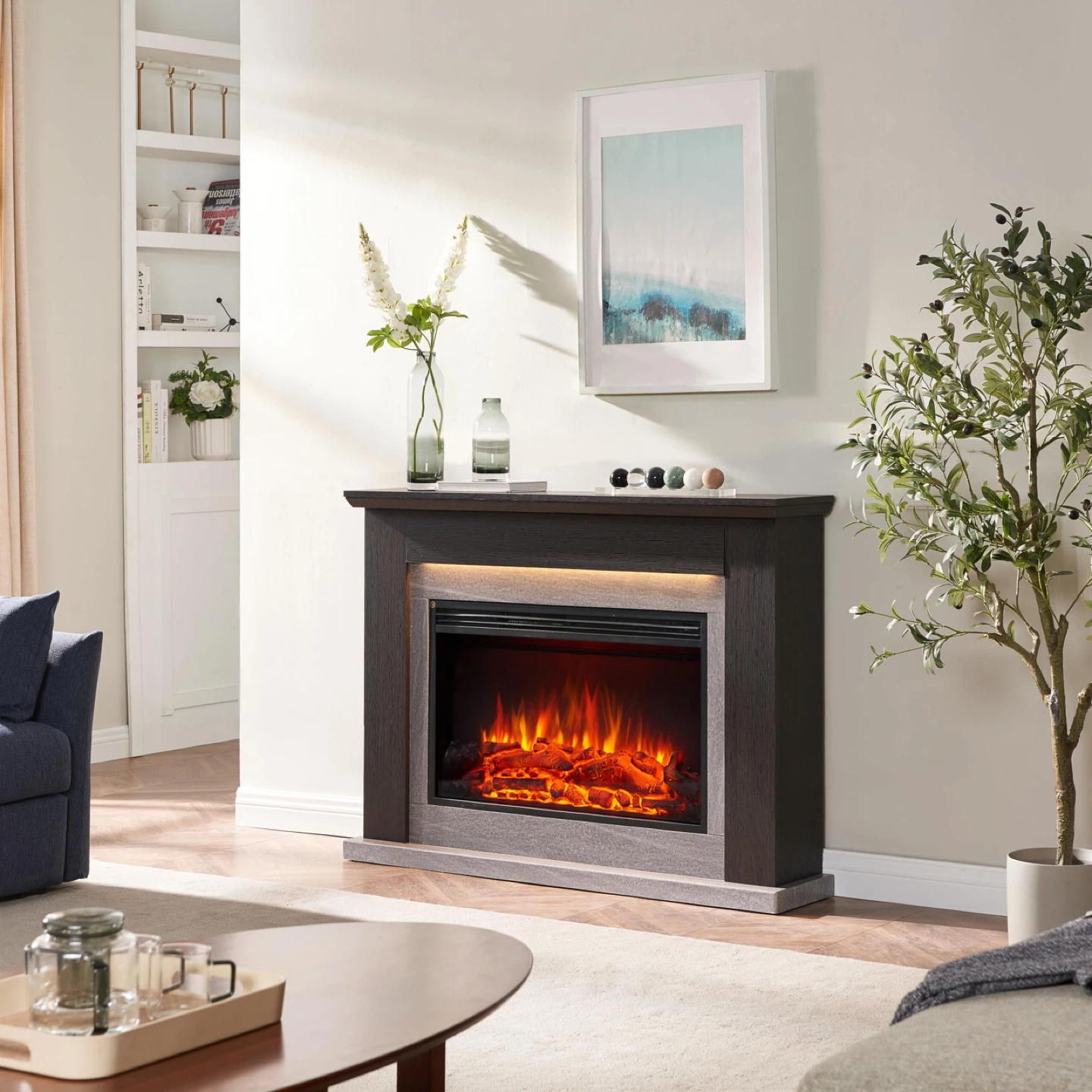 Electric Standing Fireplace stand - photo 4