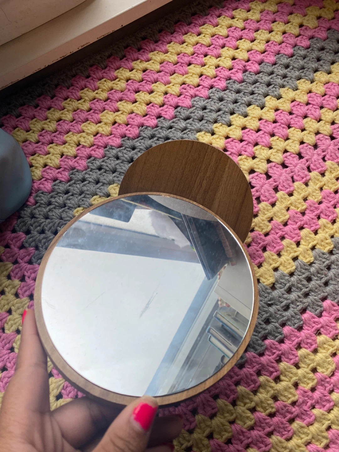 Wooden Vanity Mirror