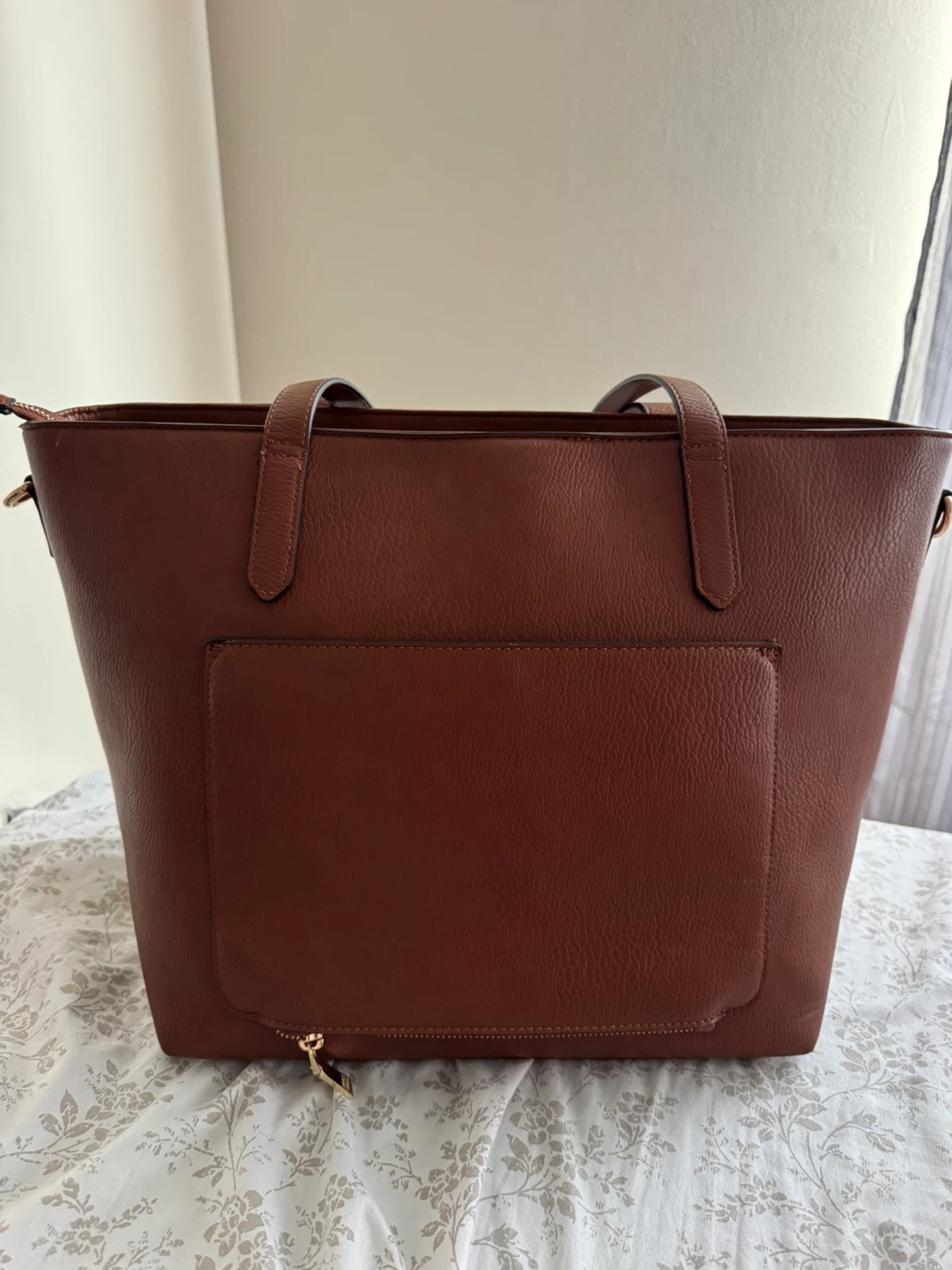 Poppy & Peonies Go-Getter Bag – Chestnut - photo 4