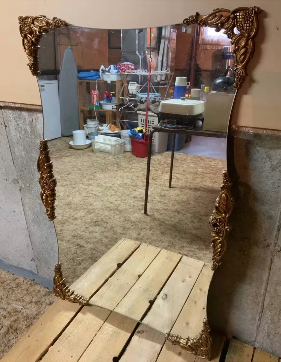 Ornate Gold Decorative Mirror - photo 2