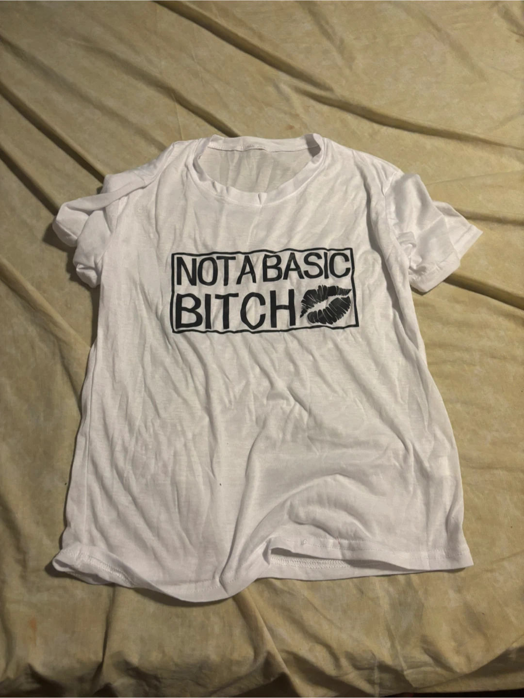 White "Not A Basic Bitch" T-Shirt