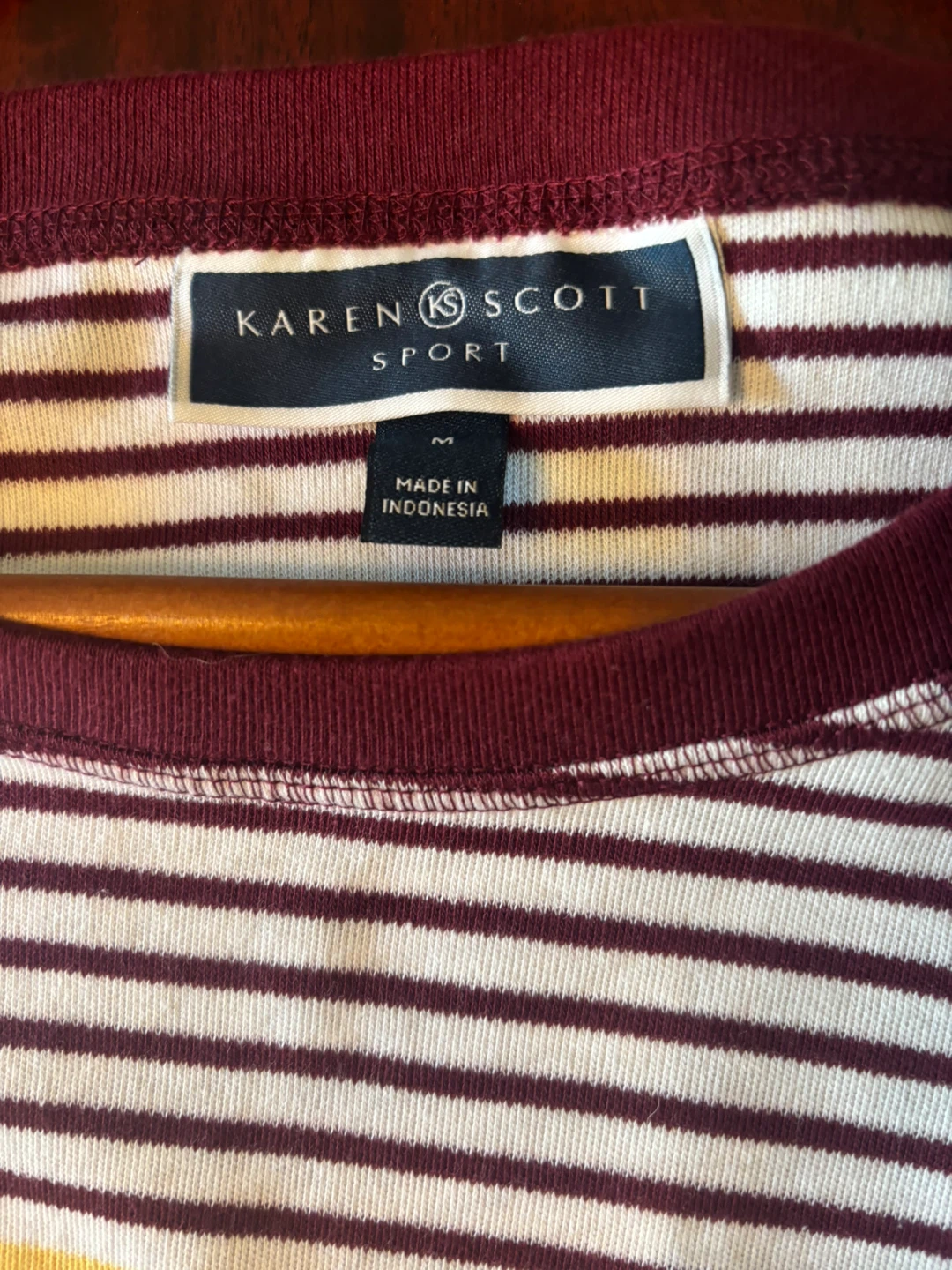 Karen Scott Sport Striped Long Sleeve Tops (2) - photo 5