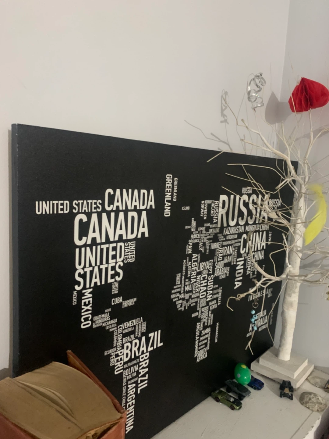 World Map Canvas Print