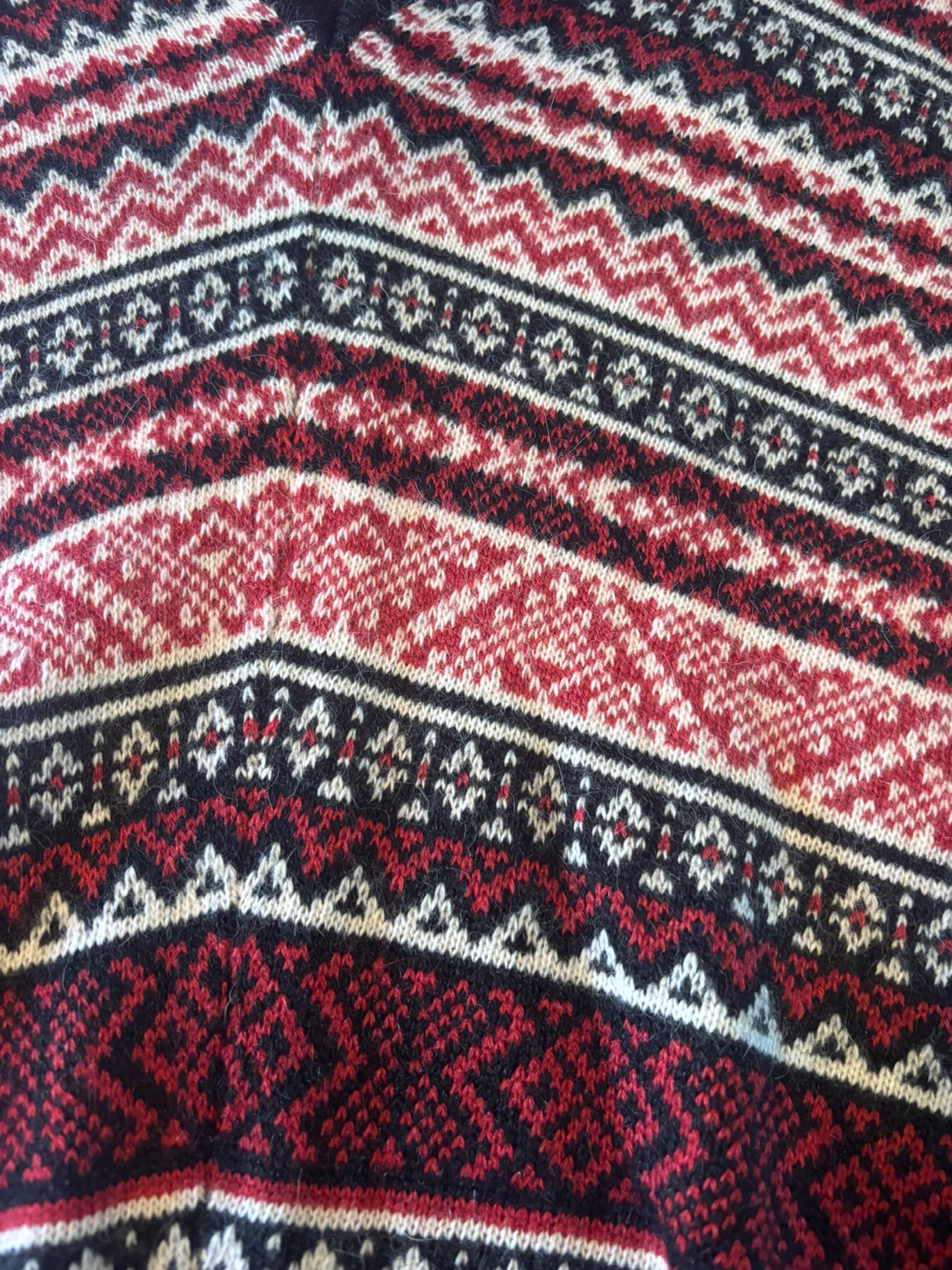 Jessica Women's Fair Isle V-Neck Sweater - Small - photo 2