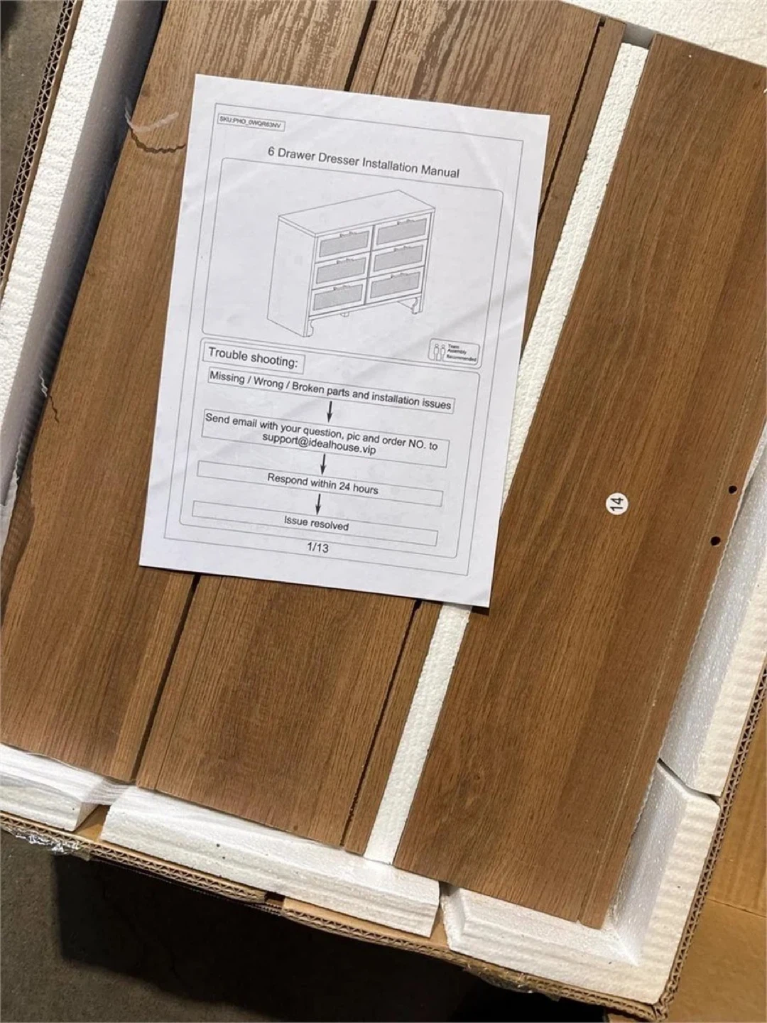 6 Drawer Dresser for Bedroom - photo 2