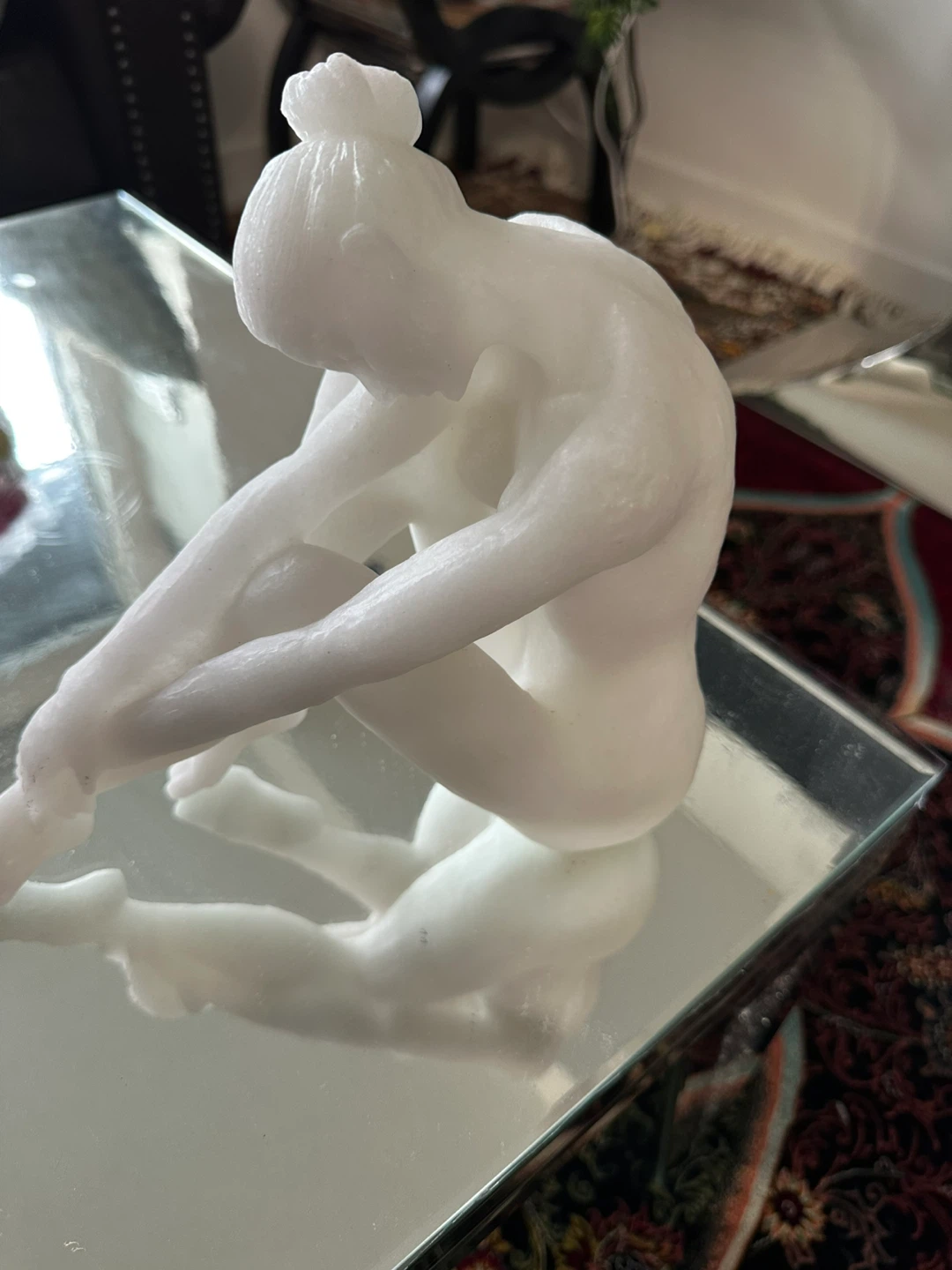 White Nude Figure Candle - photo 2