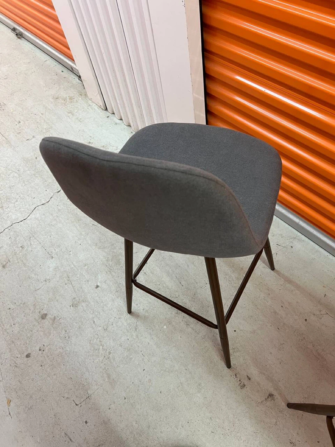 Grey Counter Height Bar Stools (Set of 2) - photo 5