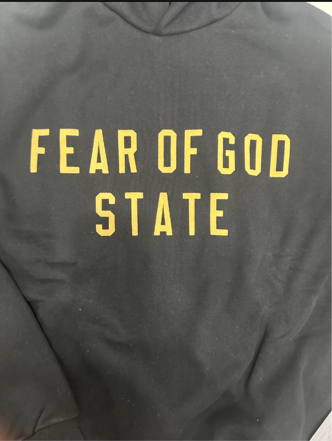 Fear of God Essentials State Hoodie Black authentic - photo 2