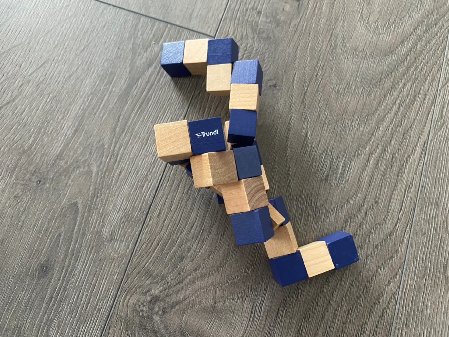 🥕wooden cube puzzle decoration - photo 2