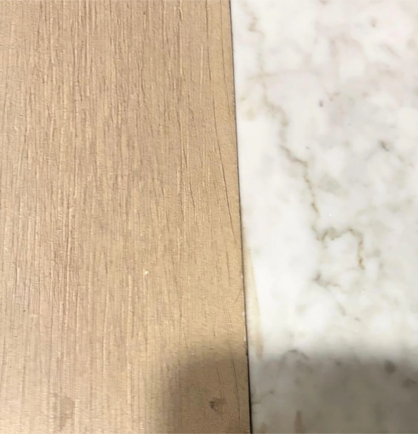 Wood and Marble Nightstand - photo 3