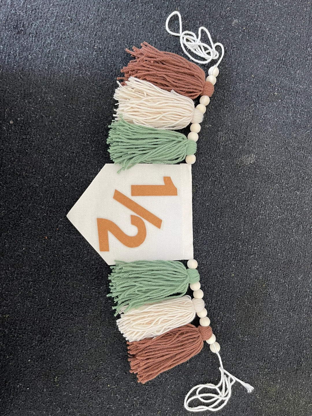 Half Birthday Banner and Hat - photo 3