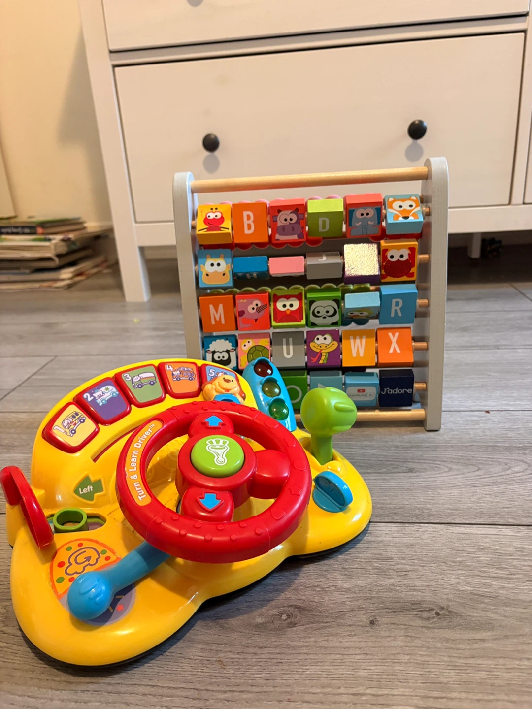 VTech Turn & Learn Driver Steering Wheel Toy and Alphabet