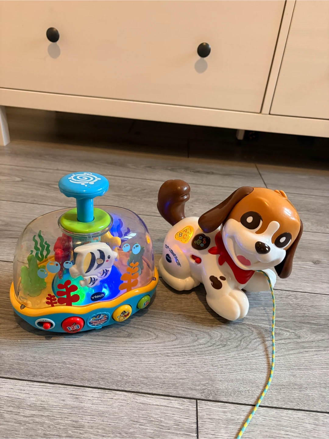 VTech Learn & Spin Puppy and Tumbler Toy Set