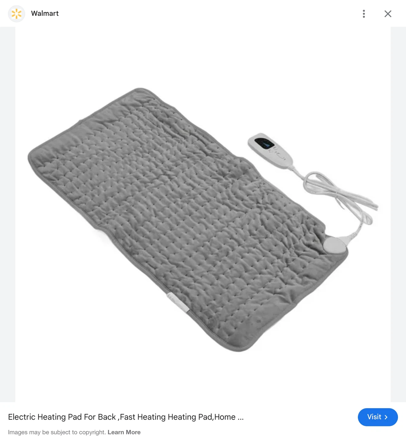 Electric dark grey Heating Pad for aches & pains - photo 2