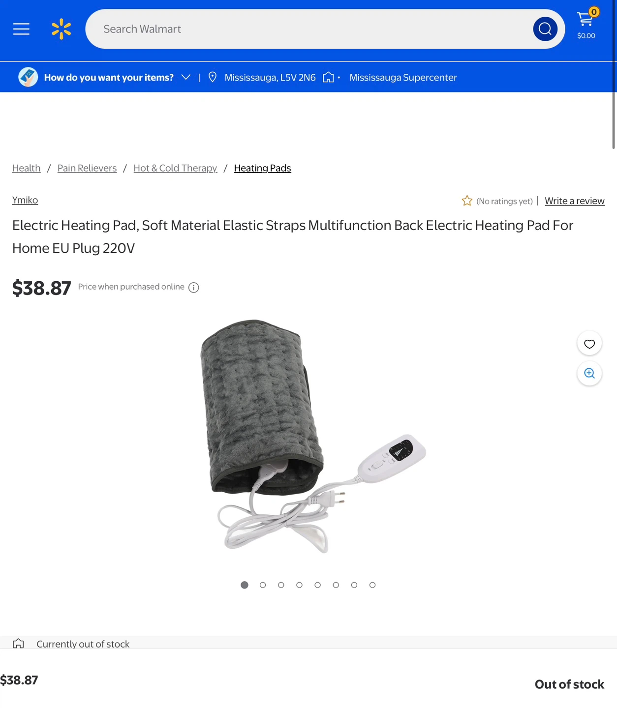 Electric dark grey Heating Pad for aches & pains - photo 3
